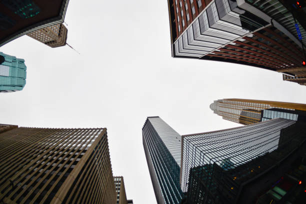 istock Buildings in Downtown Minneapolis - fisheye 1075562676