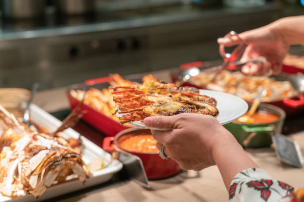 istock Delicious Grilled Lobster in the white plate 1075565274
