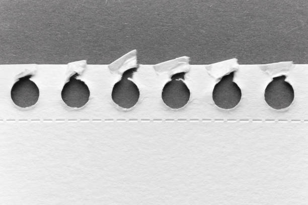 istock Sketch paper ripped, gray background 1075567952