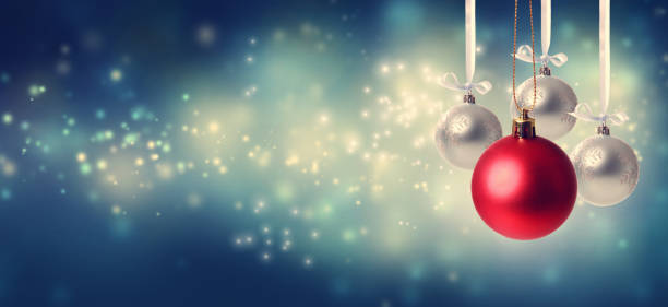 istock Collection of Christmas baubles 1075583928