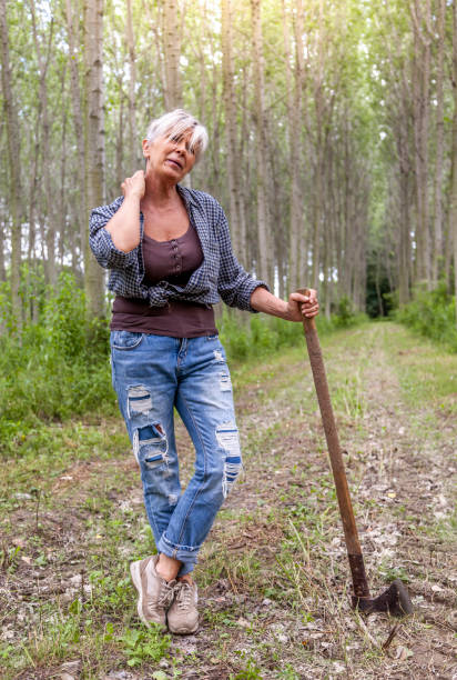 istock experienced female lumberjack relaxing 1075591610