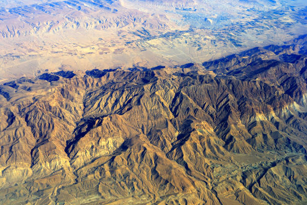 istock Aerial view of mountains in Iran. 1075592268