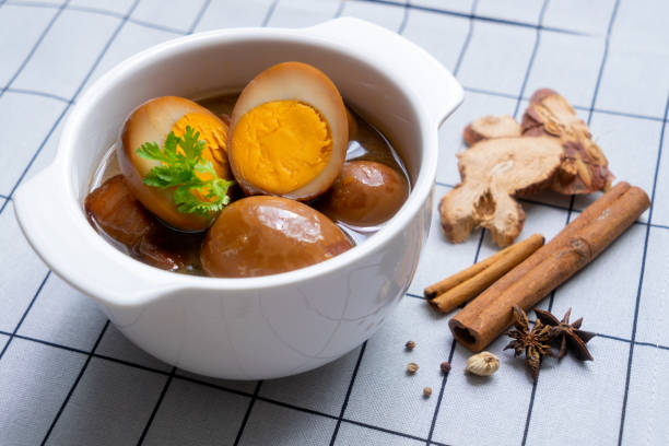 istock Hard-boiled eggs in the sweet gravy 1075596054
