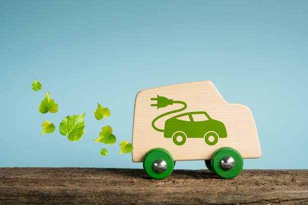istock Electric eco-friendly car concept. 1075604548