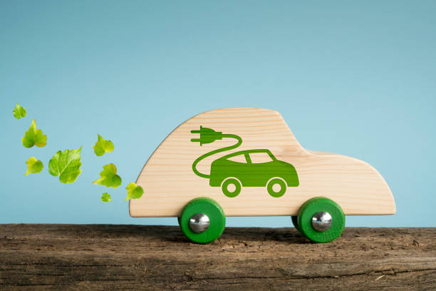 istock Electric eco-friendly car concept. 1075605514