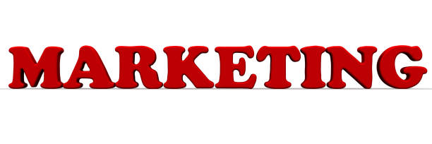istock Marketing. Red word 1075628646