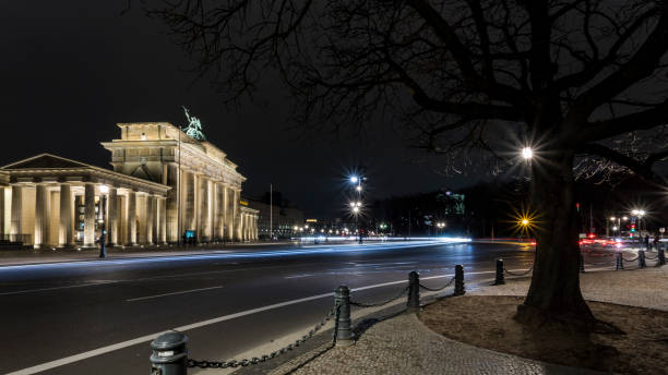 istock Brandenburg Gate in Berlin Germany at night 1075633746