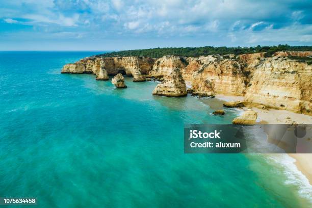 Praia Da Marinha Lagoa Algarve Portugal Is Considered One Of The Most Beautiful Beaches In The World Stock Photo - Download Image Now