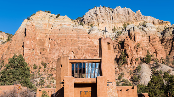 Christ in the Desert Monastery, Abiquiu, New Mexico, USA