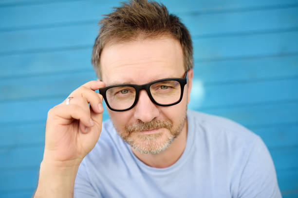 istock Portrait of handsome man in spectacles 1075647404