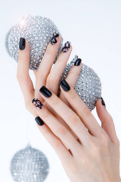 istock a woman's nail, designed with nail art 1075652116