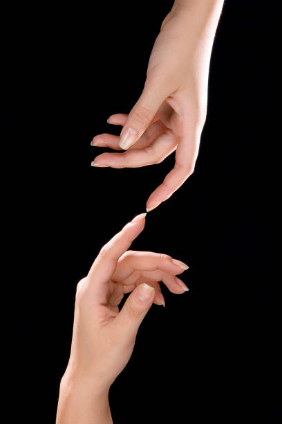 istock a woman's nail, designed with nail art 1075655704