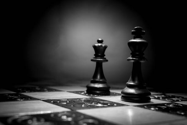 istock Chess photographed on a chessboard 1075663030