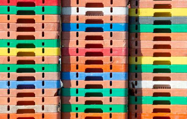 istock Fish crates in a port 1075664740