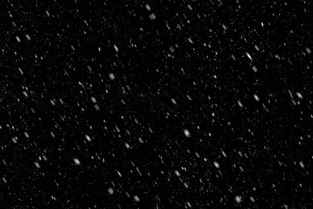 istock snow on black background, natural texture overlay 1075700632
