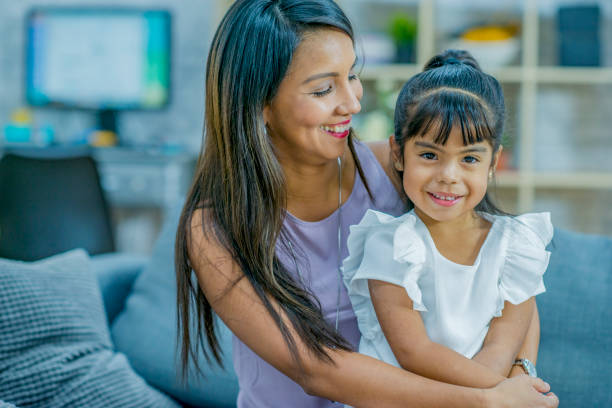 istock Mother and daughter portrait 1075706032