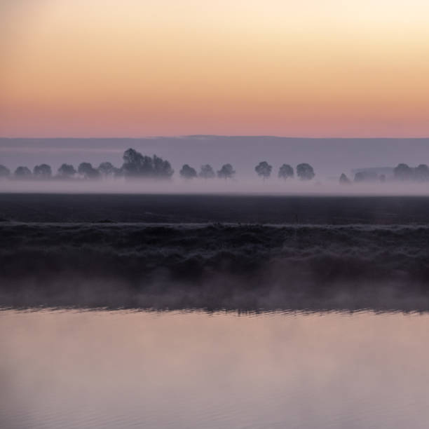 istock Fog near the canal 1075708596