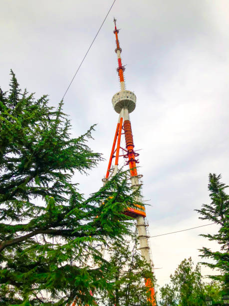 istock TV tower on the sky background in Mtatsminda Park on the funicular 1075714932