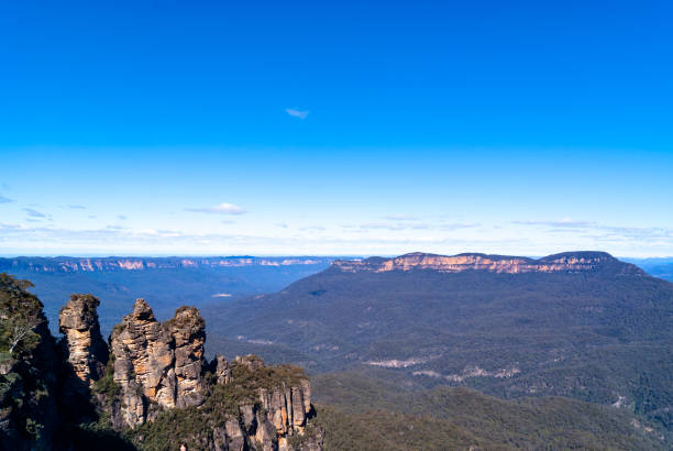 montañas azules, sydney - blue mountains australia sydney australia new south wales fotografías e imágenes de stock