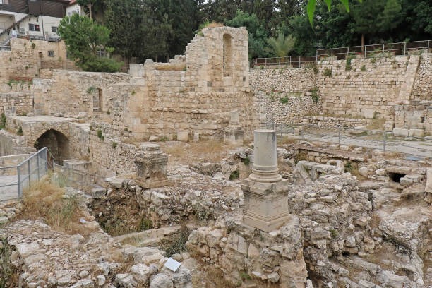 istock Pool of Bethesda ancient ruins 1075761428