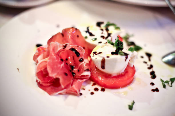 istock Anitpasta caprese Italian appetizer 1075769152