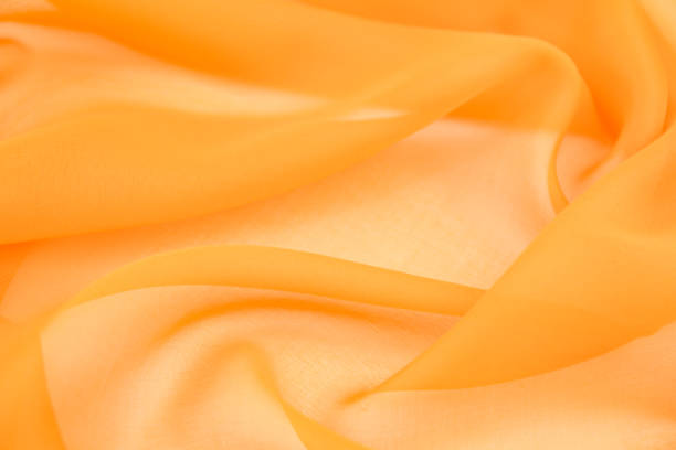 istock Texture chiffon fabric  yellow  color for backgrounds 1075772204