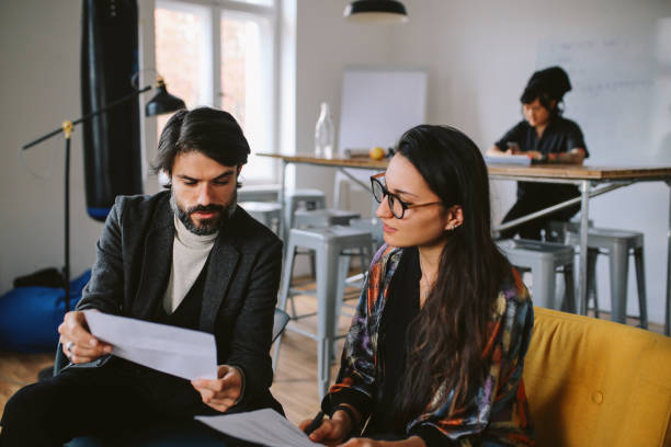 istock Planning work in a small Berlin startup company 1075802638