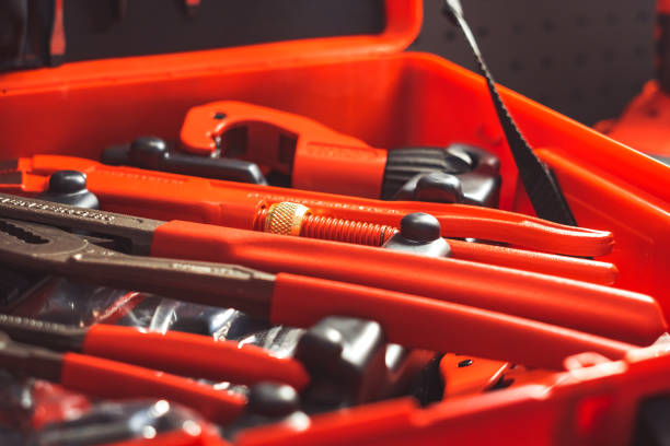 istock Set of tools for car repair 1075803402