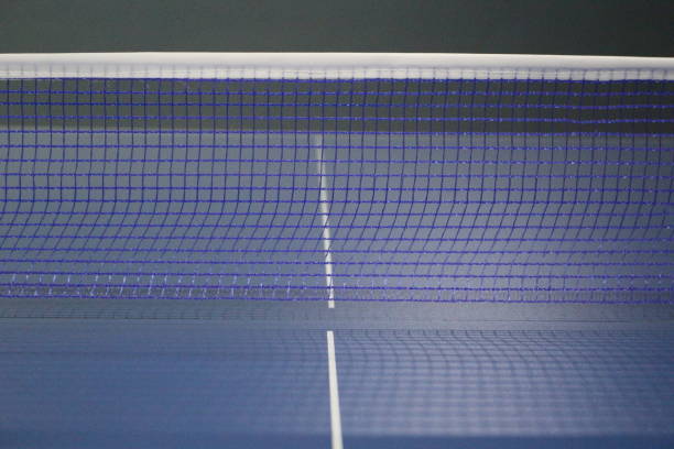 istock table tennis facility(Ping-Pong room). net close-up 1075835500