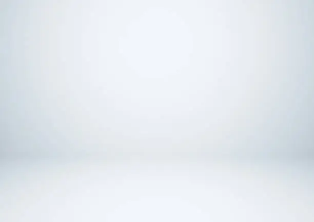 Vector illustration of Empty gray studio room vector background. Can be used for display or montage your products