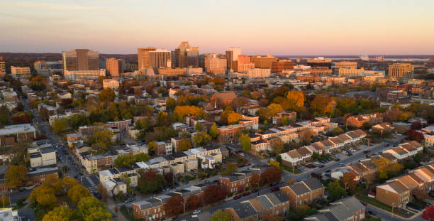 istock Wilmington Deleware Late Afternoon Light Downtown City Skyline 1075854988