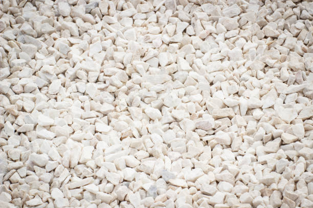 istock Closeup of many stones on footpath as background texture 1075857060