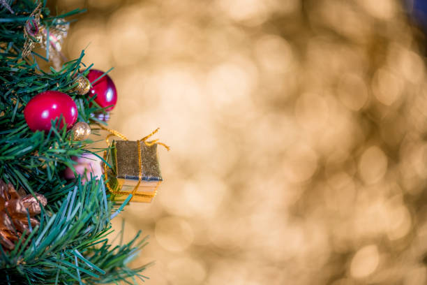 istock abstract blur Christmas Tree bokeh background. 1075867250