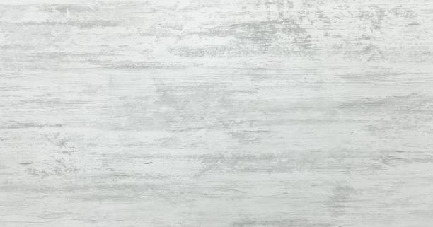 istock Washed wood texture. White wooden texture background. 1075883714