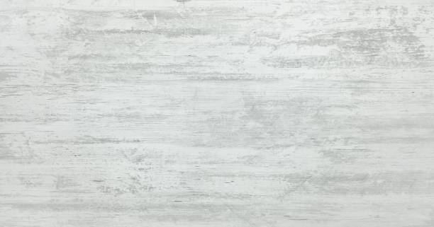 istock Washed wood texture. White wooden texture background. 1075883722