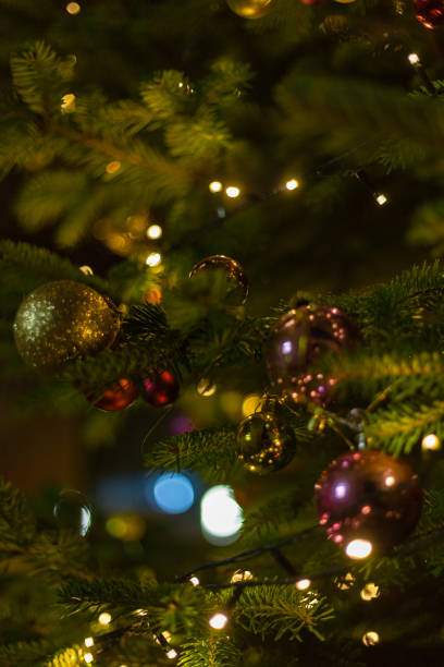istock christmas tree decoration at xmas market 1075896252