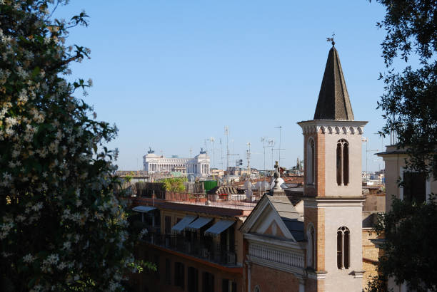 istock City view of Rome, Italy. 1075896296