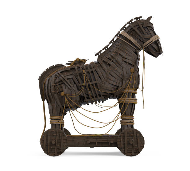 istock Trojan Horse Isolated 1075900760
