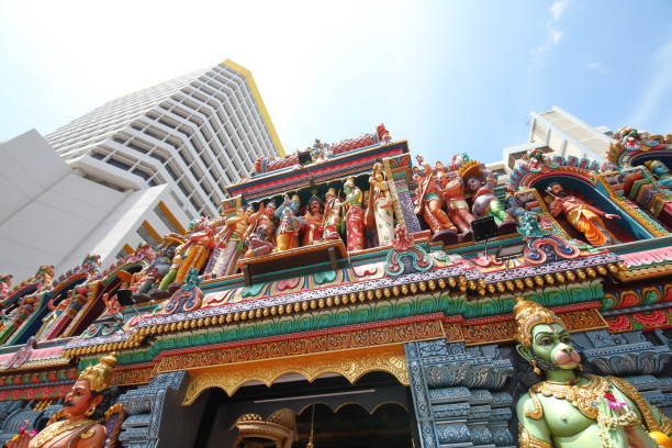 istock Sri Krishnan temple in Bugis Singapore. 1075906012