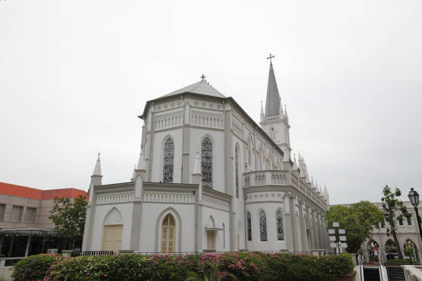 istock Church at Chijmes historical architecture Singapore 1075906458