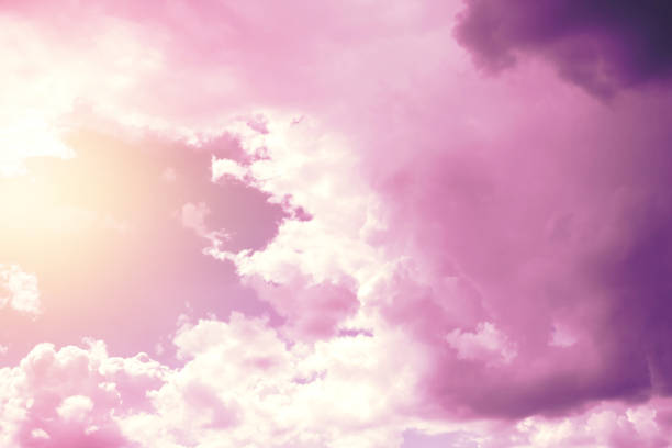 istock Creative background, pink, fluffy, vanilla clouds. The concept of lightness, magic, magic, fairy tale, good. Background for cards, flyers. 1075912082