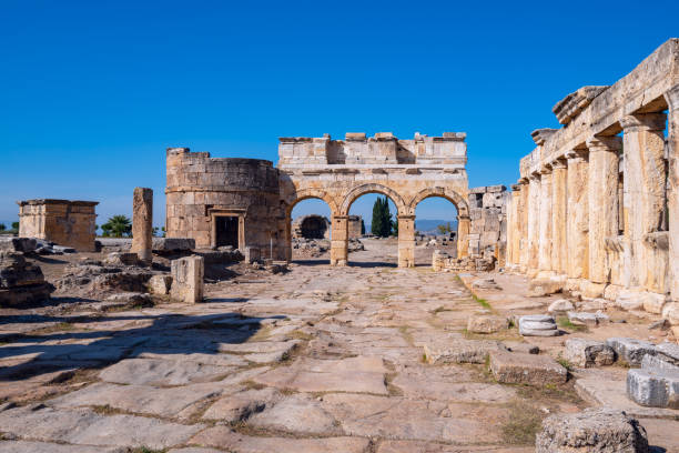 istock Antique ruins, city gate 1075915354