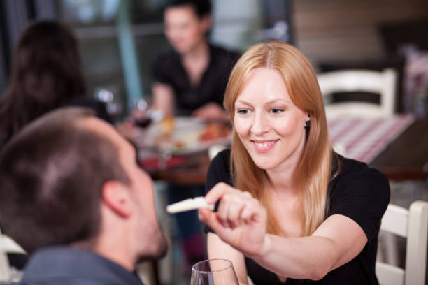 istock Couple dating in restaurant 1075916892