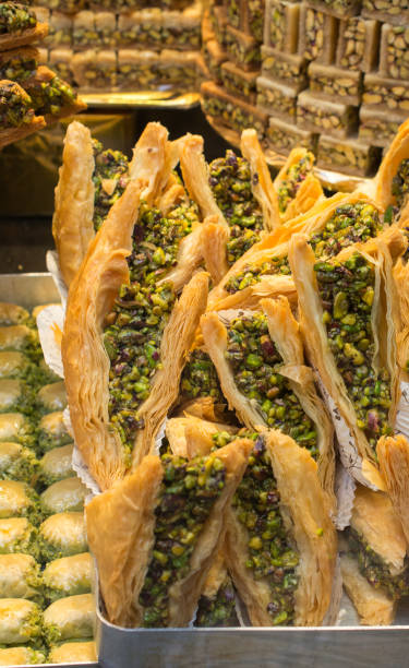 istock Turkish traditional desert at the Market 1075931722