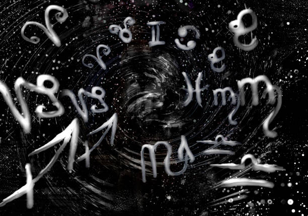 istock Mystical zodiac signs in space 1075933156