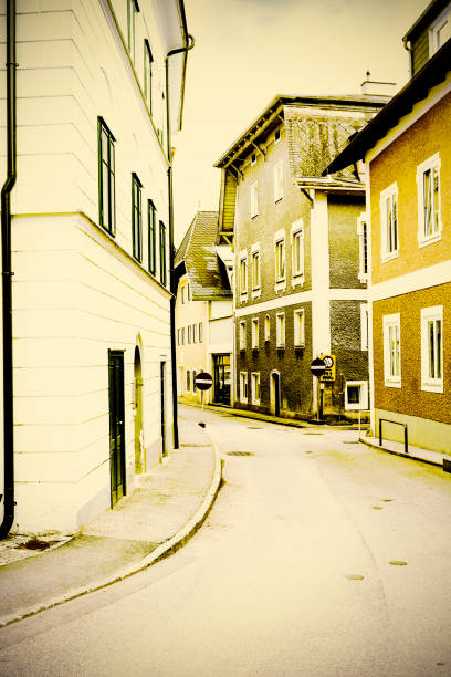 istock Narrow street in Austria. 1075951684