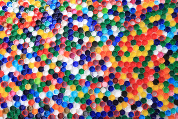 istock color plastic caps from pet bottles 1075956026