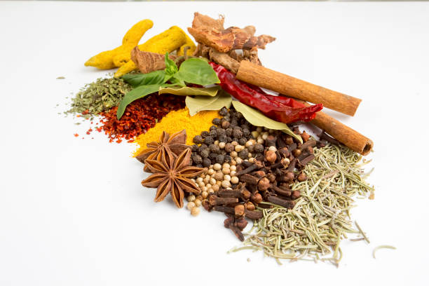 istock Variety of spices and herbs on kitchen 1075969882