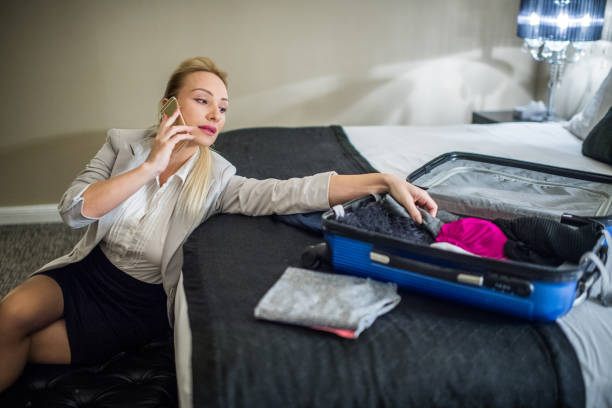 istock Business woman traveling 1075973030