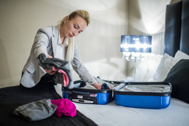 istock Business woman traveling 1075976476